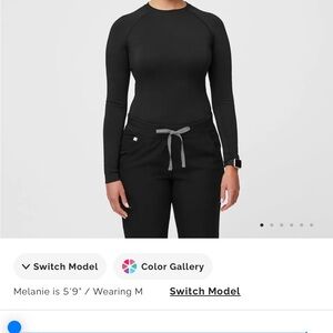 Figs Salta Seamless Longsleeve Underscrub - xs